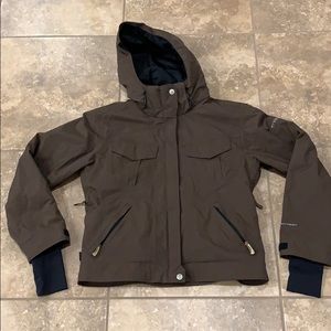 Columbia titanium faux fur lined winter jacket